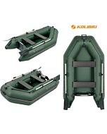 Kolibri Schlauchboot KM-260 Grün mit Lattenboden