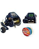 WFT Sea King 550 PR HP LH Elektrorolle inkl. WFT Exact Multicolor 32kg 0,22mm 260m