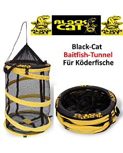 Black _Cat Baitfish _Tunnel _Gummiert