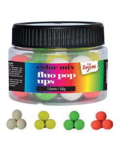 Carp Zoom Fluo Pop Ups 10-12.16-20mm Colour Mix