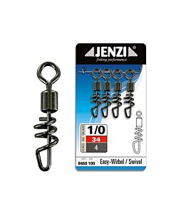 JENZI Easy Wirbel vernickelt 4 Stück