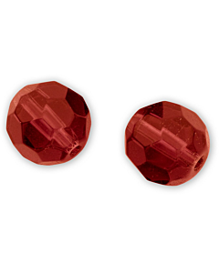Quantum_ 4street _Glass_ Bead _15St _rot _6mm
