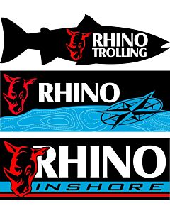 Rhino _Sticker / _Trolling _Aufkleber